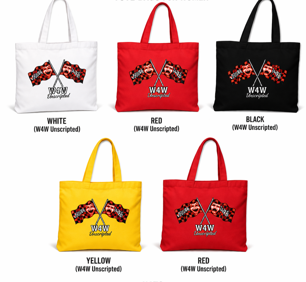 W4W Unscripted TOTE Bags