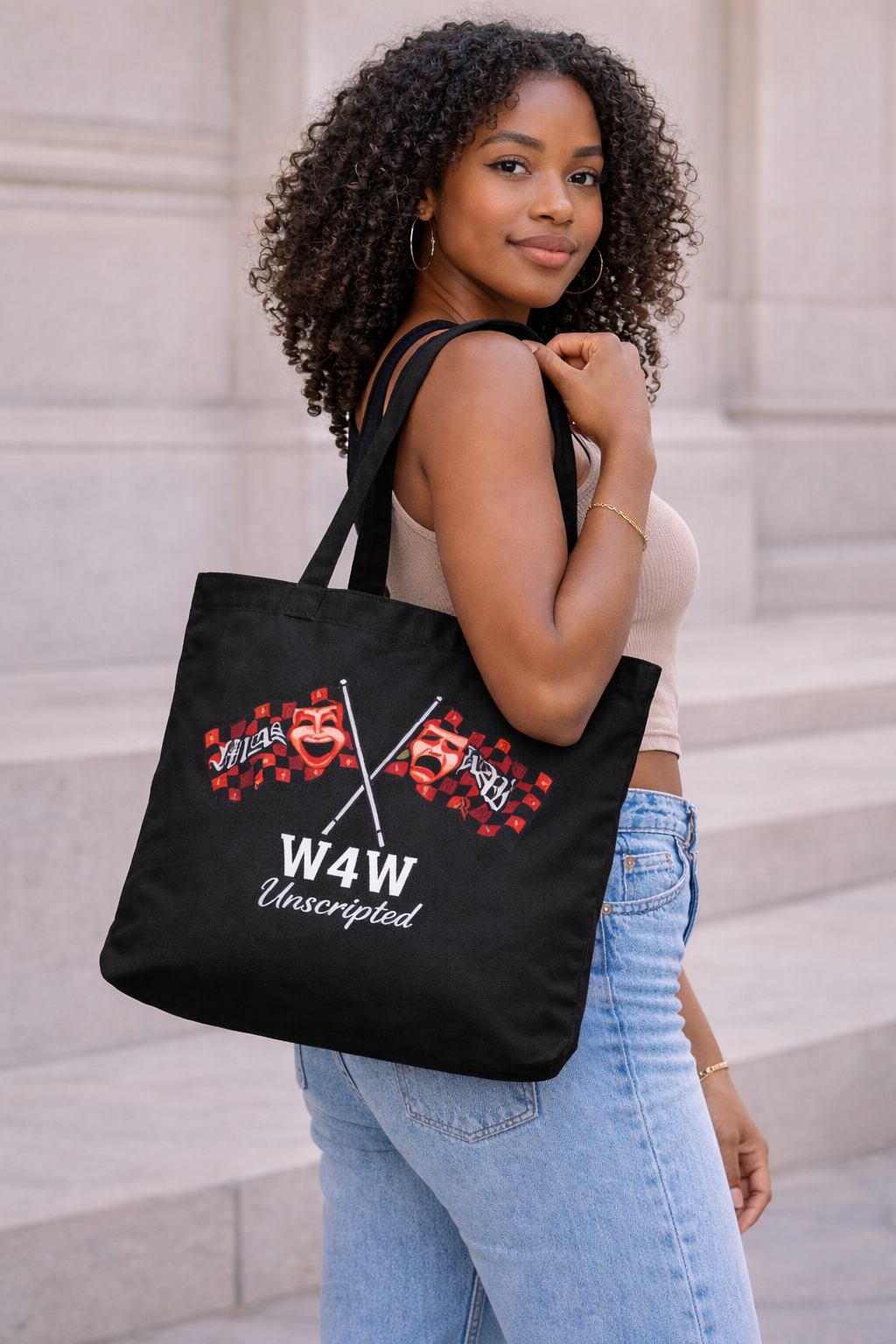 W4W Unscripted TOTE Bags